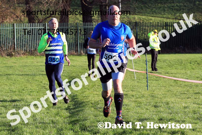 Mens Senior Masters, 2023 Birtley Cross Country Relays, County Durham. Photo: David T. Hewitson/Sports for All Pics